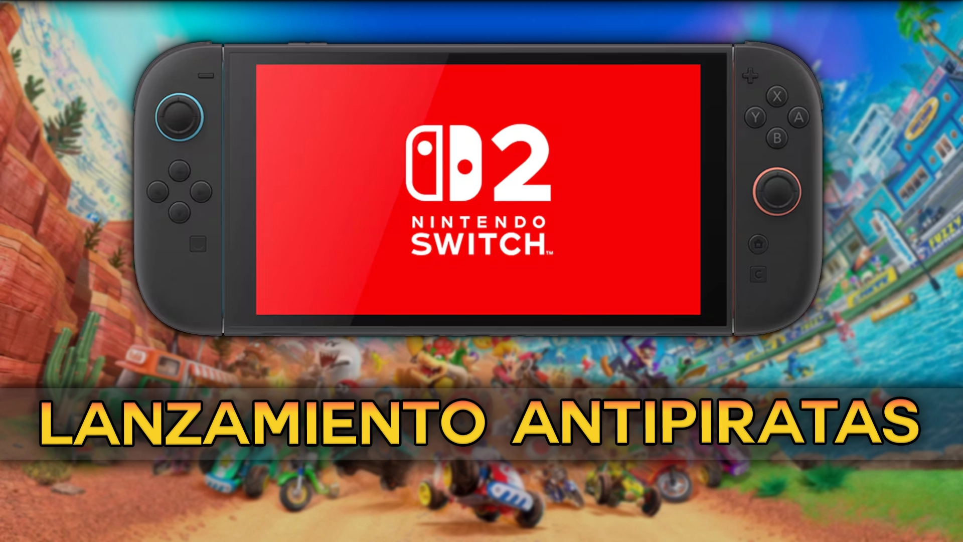 Nintendo Switch Lanzamiento Anti Piratas Miniatura